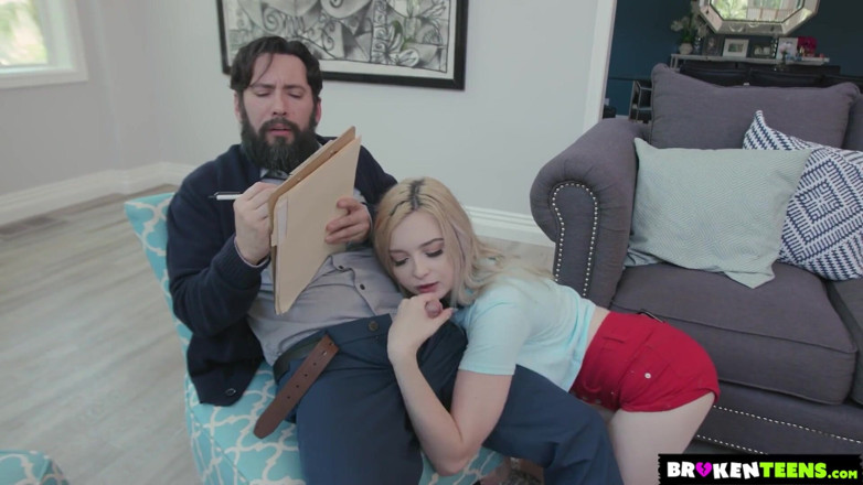 Broken teens: Brokenteens - 甘い十代のレクシーの伝承は彼女の精神科医から負荷を取ります