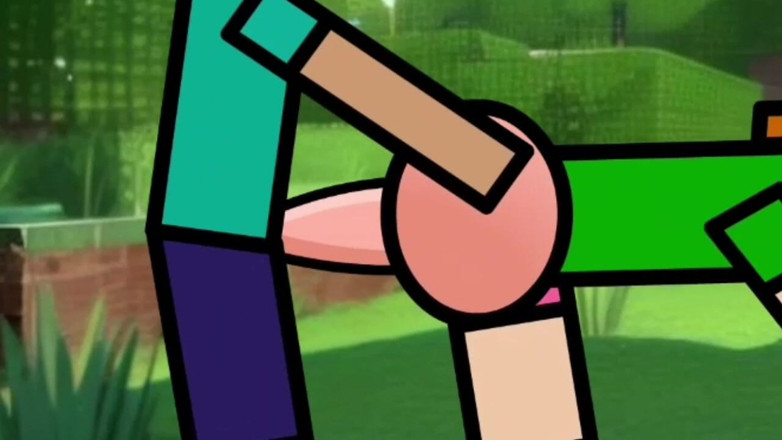 Animate golden: Steve操alex（内射）