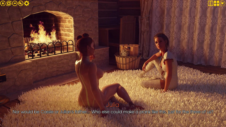3D Cartoon Porn: My Pleasure 28 - ความสนุกในวันฮัลโลวีนของ Julia และ Daphne ในบ้านผีสิง