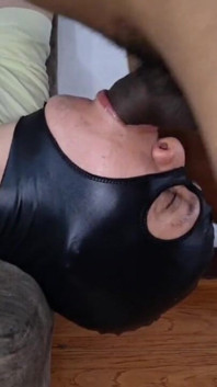 With His Giant, Thick Cock He Fucked My Mouth