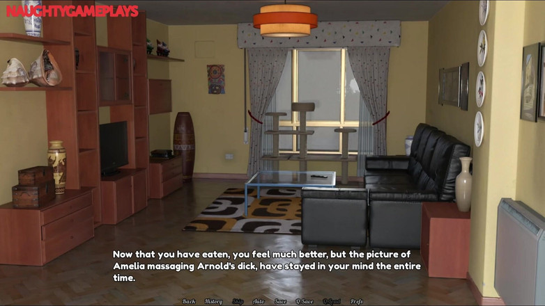 Naughty gameplays: Bà nội trợ hoàn hảo 02 người chồng hứng tình xem...