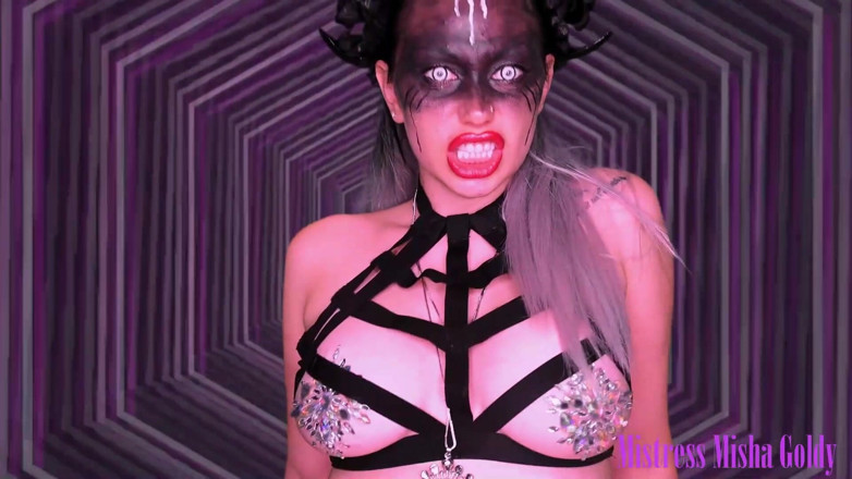 Goddess Misha Goldy: Una volta che sarete dentro Succubus, il piacere sarà così...