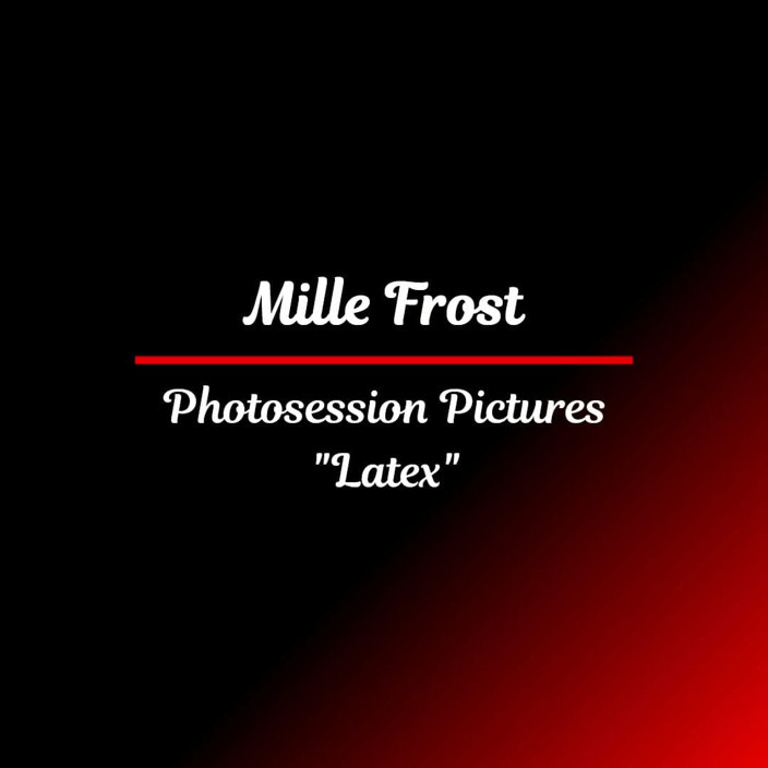 Mille Frost: Photosession latex video