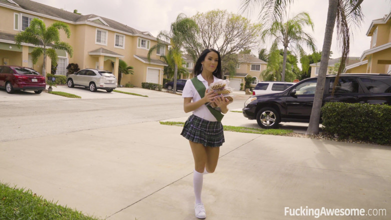 Fucking Awesome: Scout Girl Megan Rain Gets Her Ass Fucked