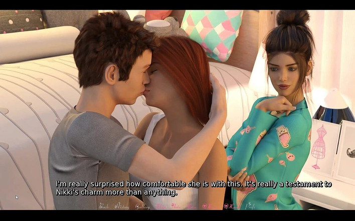 EroticKrisso: Adik tiriku, teman sekamarku nikki suka kontolku