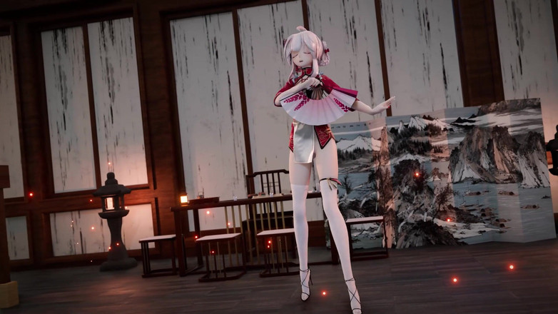 MikuMotion: Ancient Style; Elegant Cheongsam; Allure; Penari