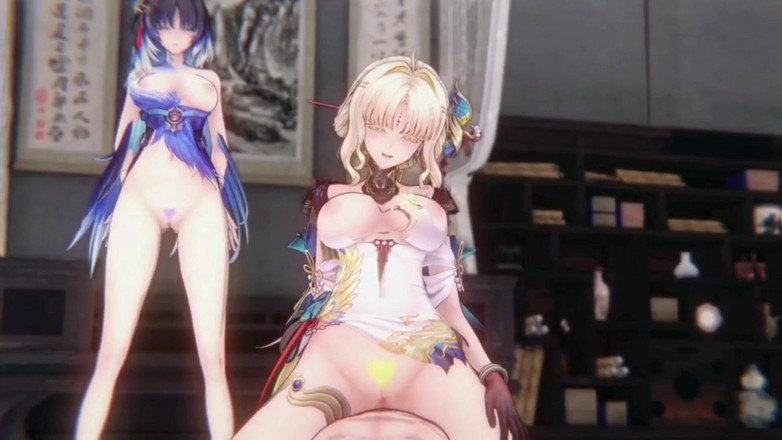 NSFWOtaku: Wuthering Waves - Yangyang &amp; Suisui sluiten elkaar af met Een 3D Hentai-animatie