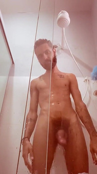 In This Heat Nothing Better Than Taking a Shower.