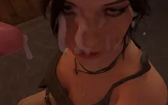 Gerçek yüze boşalma 03 - sert yüz sikişi öğürüyor boşalmalar - 3d hentai porno oyunu