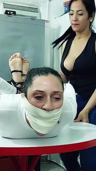 Elvira’s Tightest Hogtie - Gagged, Helpless and Humiliated