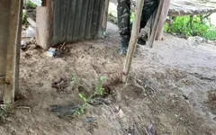 Military Jerk off While Smoking