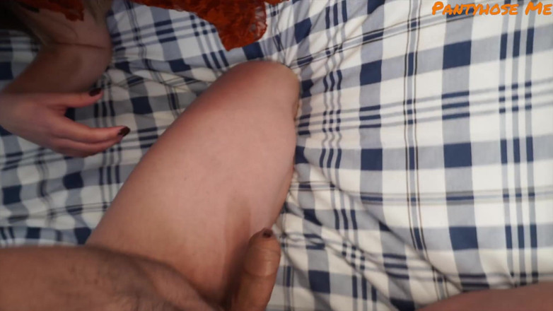 Pantyhose me porn videos: Grace ssała mojego kutasa w rajstopach na Walentynki