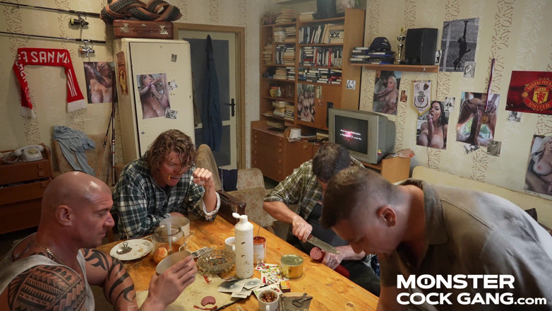 MonsterCockGang: Monster Cock Gang 2.1: Petite Stepdaughter's Wild Hookup with the Mates