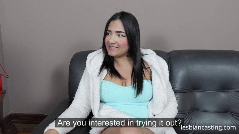 LesbianCasting: Lesbian Casting Couch with Naughty Blonde and Young Latina