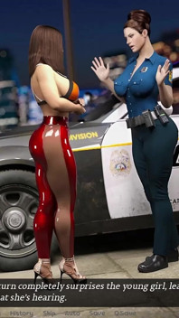 Cheating GILF Fucked by Futa Cop - Futa Dominium #8 3D Porn Gameplay