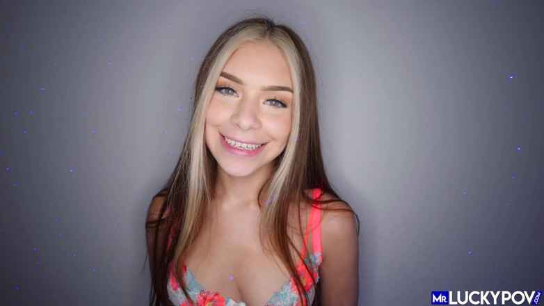 Mr.Lucky POV: Late night fucking for sexy brunette teen slut