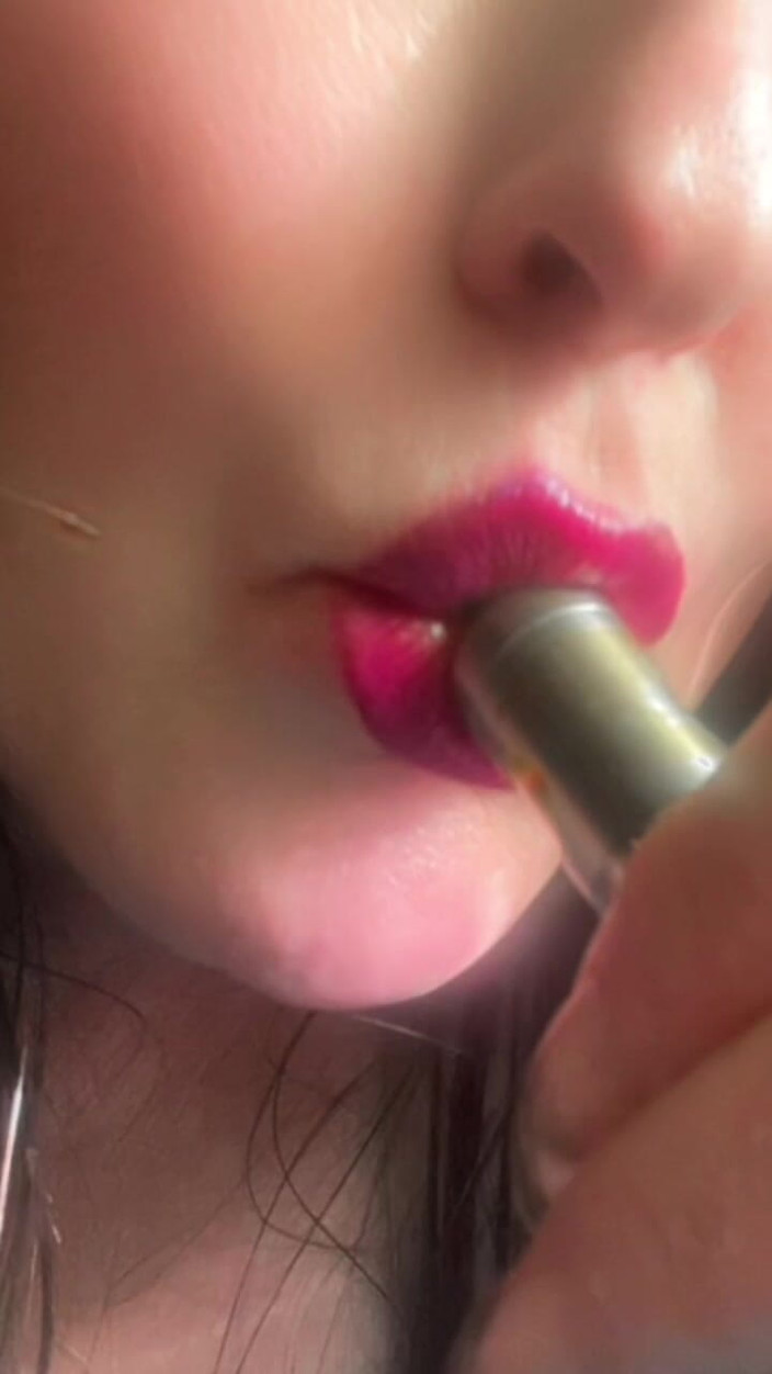 SanDiego8383: Palenie gorących różowych uwodzicielskie usta i slow motion para pary...