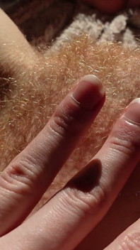 Showing You My Ginger Hairy Pussy Bush POV