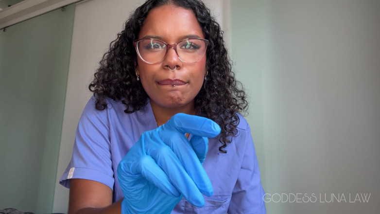 Goddess Luna Law: Micropenis Diagnosis Ebony Nurse Goddess Luna Law Turns Your Check-up...