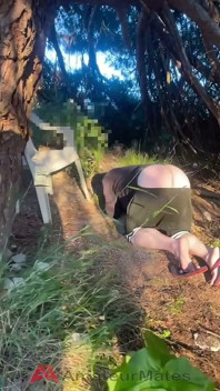 Amatérští spolubydlící ukazují svůj zadek pro fanouška