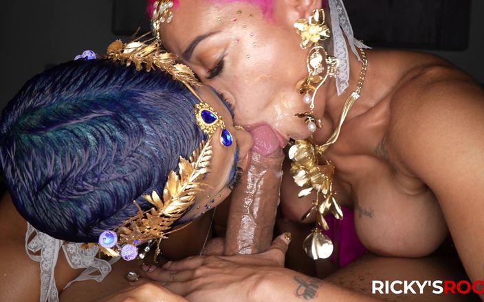 Ricky's Room: Las diosas Rickysroom mantienen la corte con Jasamine y Ms...
