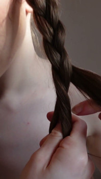 Ich Kääme Meine Haare Und Gebe Es Zöpfe