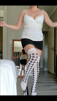 Tak zamilovaná do tohoto kostkovaný nylon!