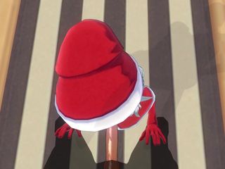 H3DC: Hentai 3d membuat blowjob untuk liburan.