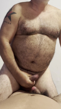 Mature Bear Cumming