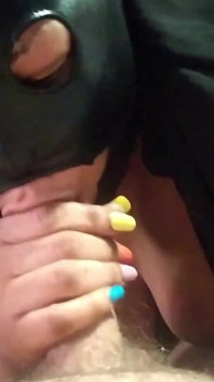 Perfect big black ass of horny wife