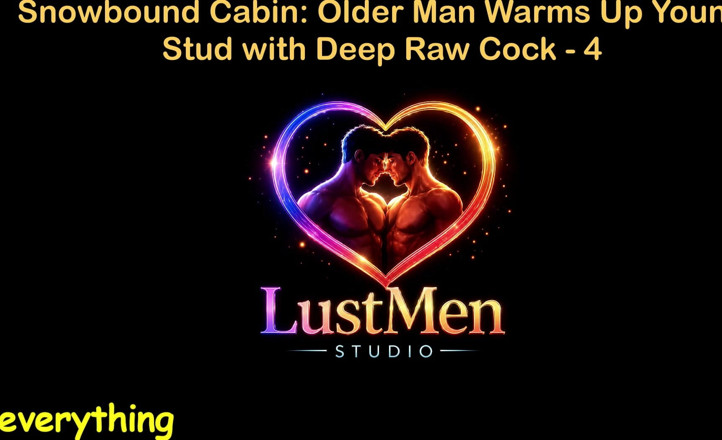 LustMen: Английская аудио гей секс-история - пожилой мужчина в заснеженной кабинке разогревает молодого ебаря глубоким грубым членом - часть 4