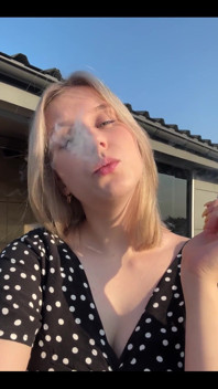 Cutie Smoking