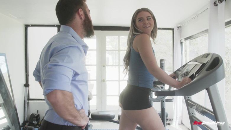 New Sensations: Rharri Works Her Ass Off