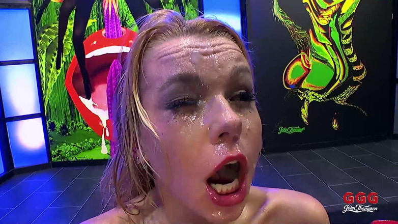 Gang Bang Germany: Rebecca Discovers Cum - Ggg John Thompson
