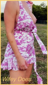 Wifey Loves to Be Naughty in Public