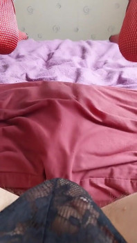 Smooth Clit Gorgeous Butt-plugged Sissygasm
