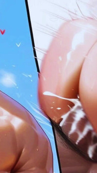 Dicker arsch, bodybuilder-freunde geben gerne arsch am strand! Anime