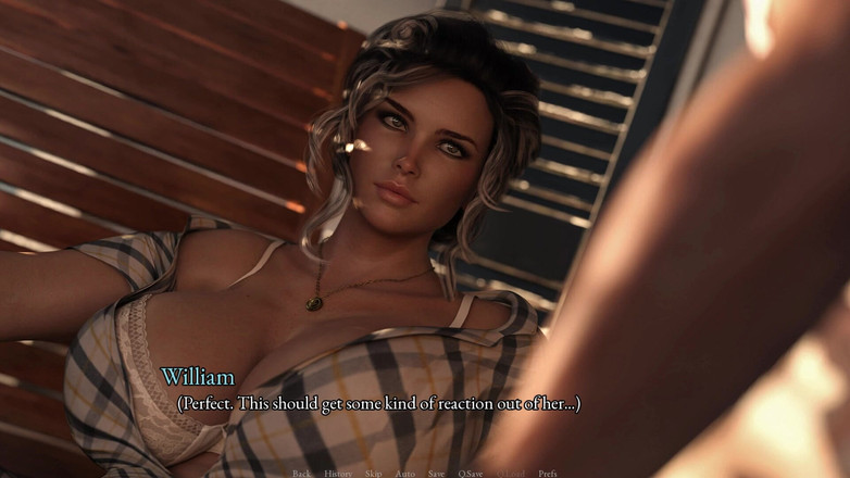 3D Cartoon Porn: Gdzie zaczęło się wszystko 12: William Sunscreens udo Heleny i prosi...