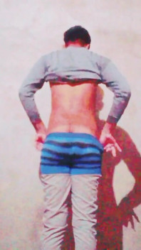 Desi Boy Outfit Put a Pent Down Showing Ass