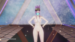 3D-Hentai Games: Mmd Aespa - 超新星 akali 性感脱衣舞英雄联盟成人动漫