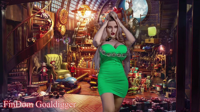 FinDom Goaldigger: Magická transformace v medvěda pro nový rok!