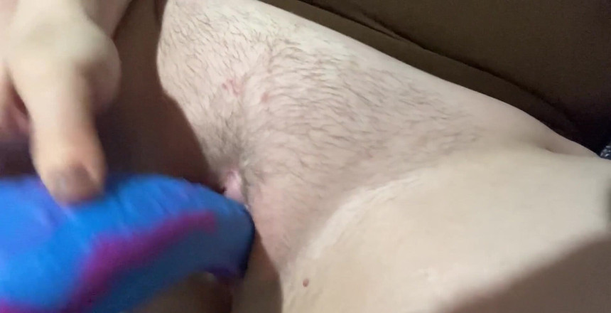 Renee Sakuya: 用蓝色玩具挑逗阴户