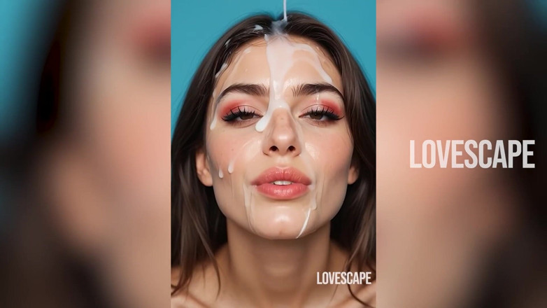 Lovescape: Sesión oral intensa: náuseas y recompensa facial final pegajosa