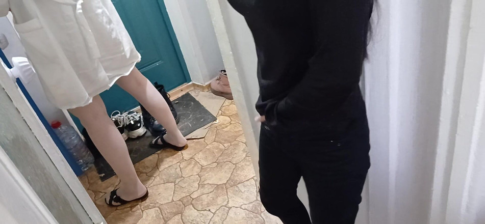 Lesbian-illusion: I Caught My Doctor Masturbating and Helped Him Cum