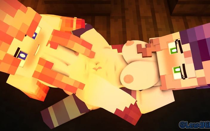 VideoGamesR34: Tijera de papel rock! Minecraft lesbianas animación porno