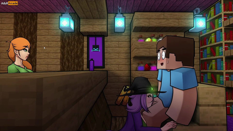LewdArcade: Koleksi Adegan Seks Galeri Kerajinan Terangsang [bagian 05] Permainan Porno Parodi Minecraft