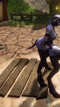 Draenei Futa šuká Draenei Dívku na studně přání | Warcraft porno parodie