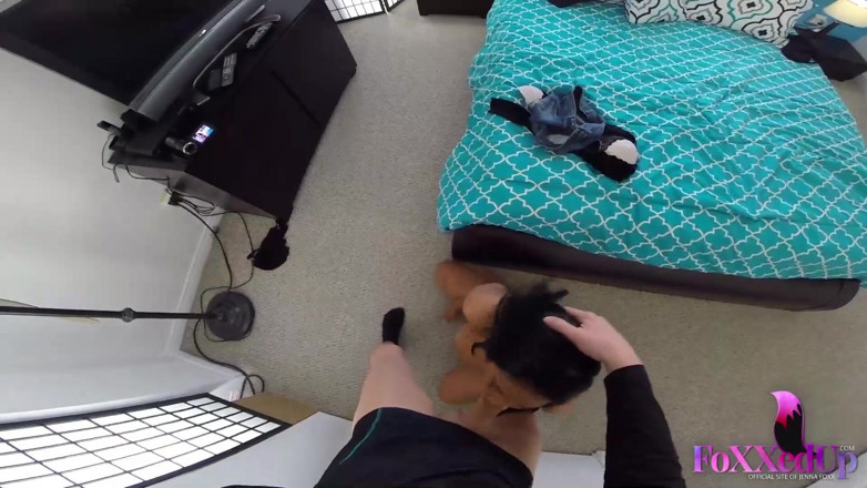 Jenna Foxx: Heiße pOV-schwanzlutschen mit cumshot Jenna Foxx!!
