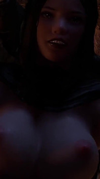 Serana, der Vampir, reitet schwanz oben | Skyrim hentai-parodie