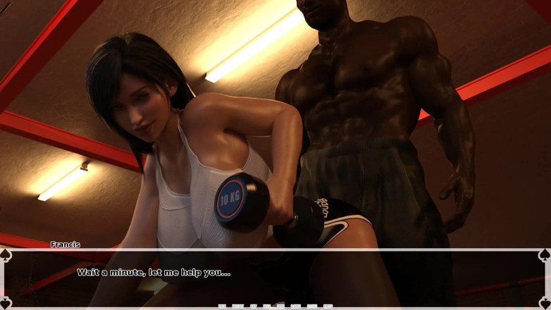 Dirty GamesXxX: Tifa's Dark Heaven: Asian Chick with Huge Tits Stretching Herself...